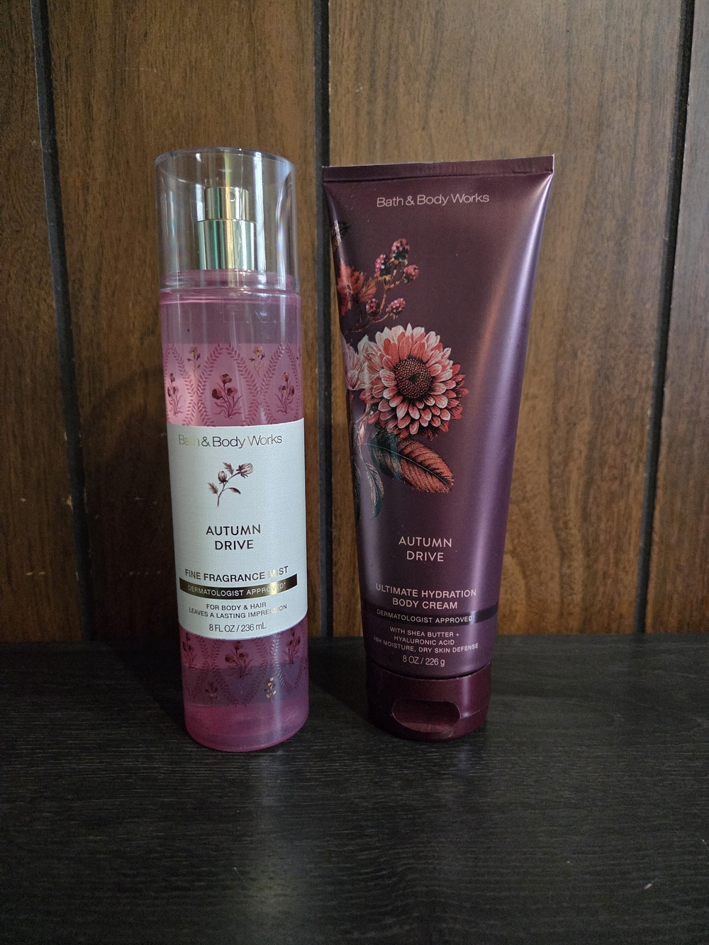 Bath & Body Works Autumn Drive Fine Fragrance Mist & Body Cream